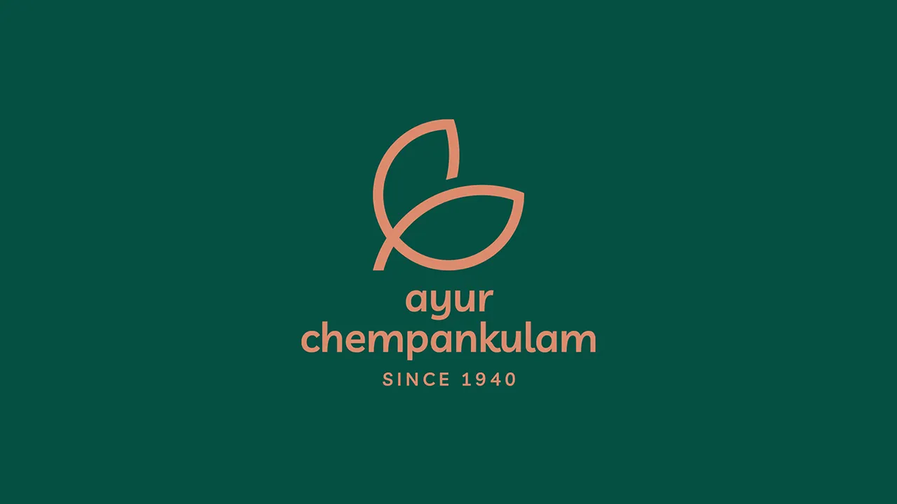 Ayur Chempankulam logo on deep green