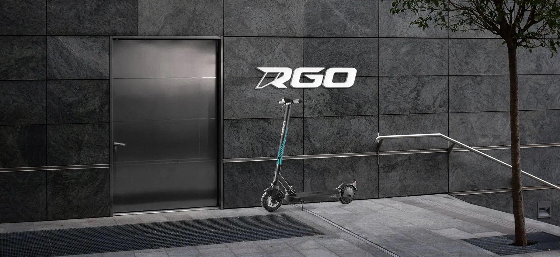 RGO e-scooter brand key visual