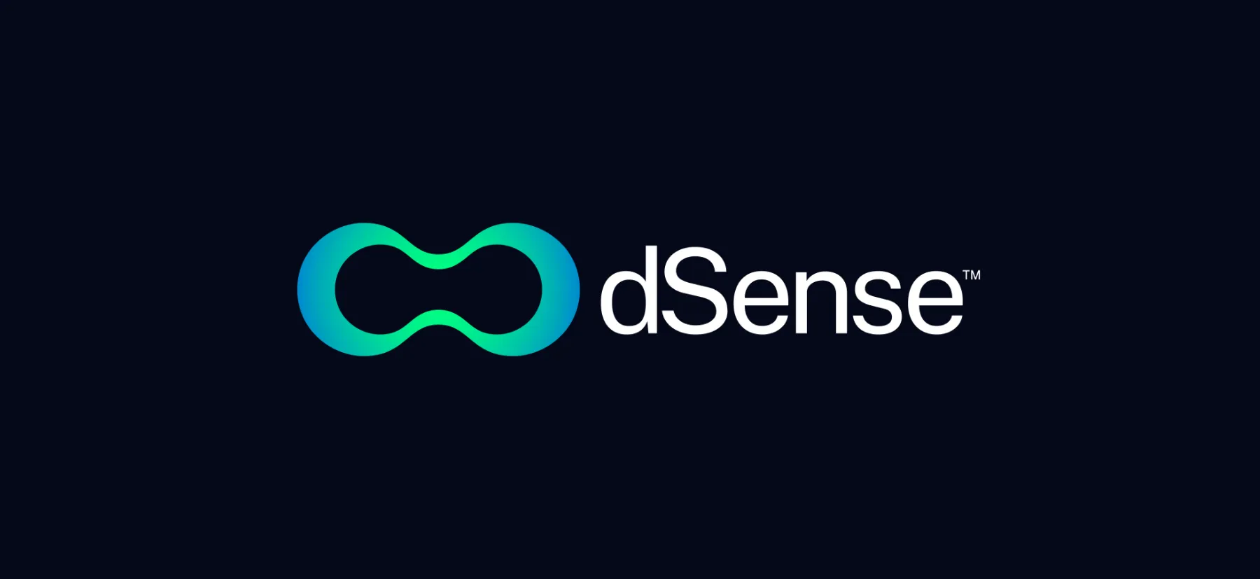 dSense logo on navy