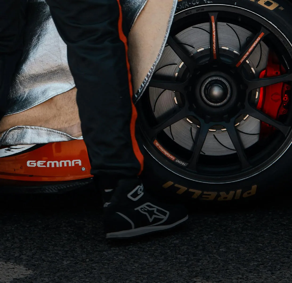 GEMMA brake detail on a racing bike